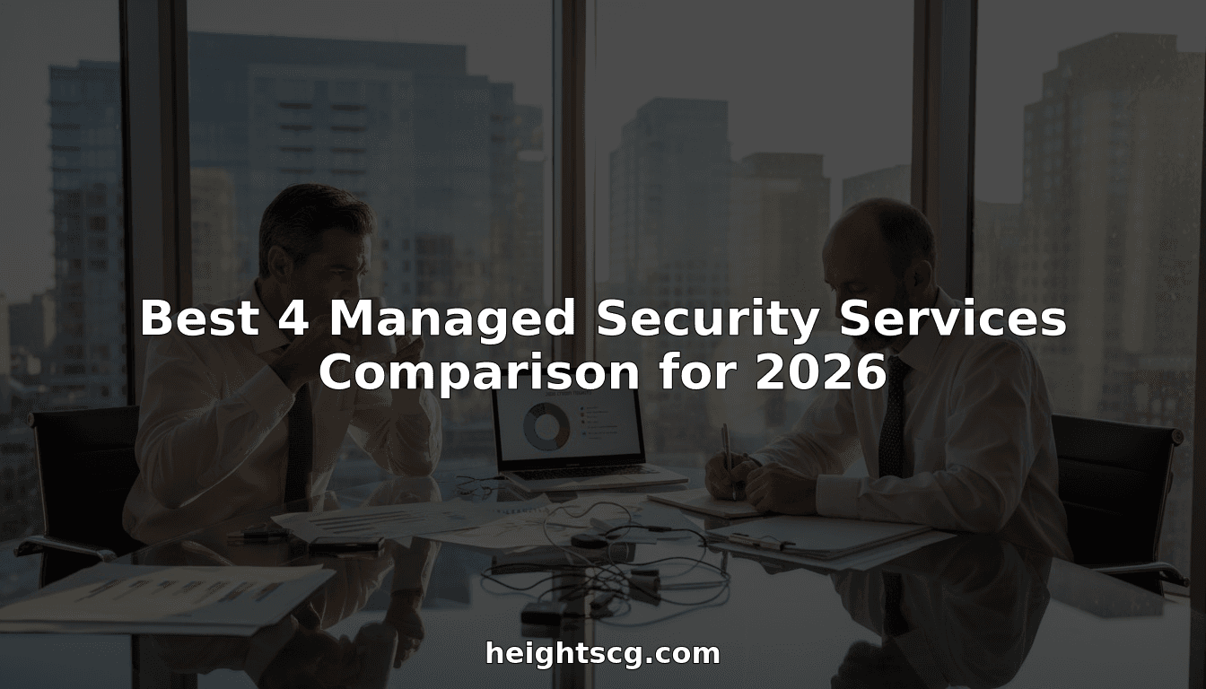 Best 4 Managed Security Services Comparison for 2026